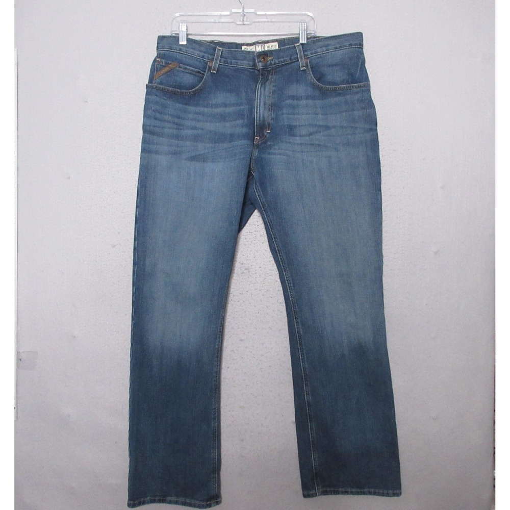 Ariat M4 Jeans Men 38 34 Relaxed Boot Cut Kilroy Legacy Blue Denim Workwear